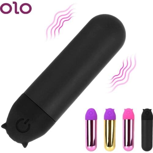 OLO Mini Bullet Vibrator 10 Speed Clitoral Stimulator Dildo Vibrator G Spot Massager Female Masturbator Sex Toys for Women