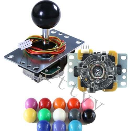 Original Joystick JLF-TP-8YT Japan Sanwa Fighting rocker 5pin cable Arcade Adjustable with Topball wholesell price