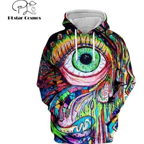 PLstar Cosmos Hippie Mandala Trippy Abstract Psychedelic eye 3d hoodies/Sweatshirt Winter autumn Long sleeve streetwear-28