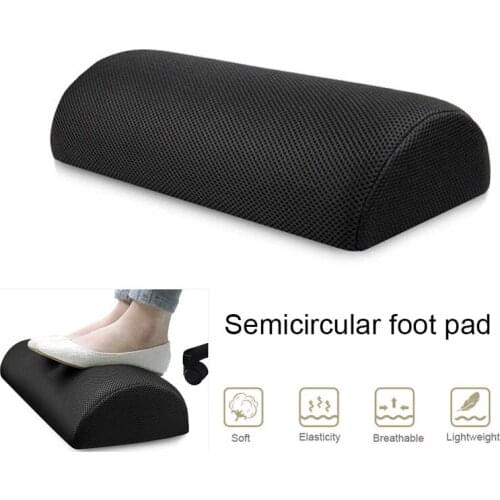 Memory Foam Foot Rest Cushion Non-Slip Foot Stool Under Desk for Office Home