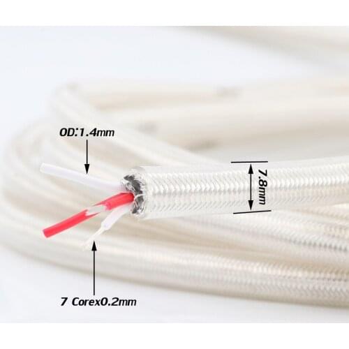 Per Meter QED 4 core Silver Plated RCA Audio Cable signal Cable for Audiophile DIY Interconnect Audio Cable