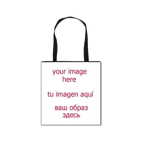 Customize Your Logo Name Image Messenger Bags Boys Girls Shopping Bags High Capacity Storage Handbags Foldable Shoulder Bag