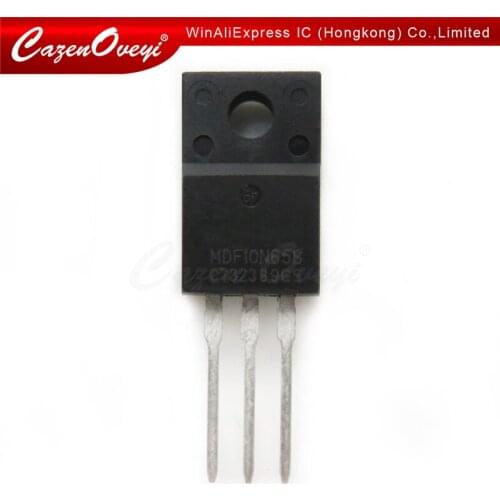 10pcs/lot MDF10N65B MDF10N65 10N65 10N65B TO-220F In Stock