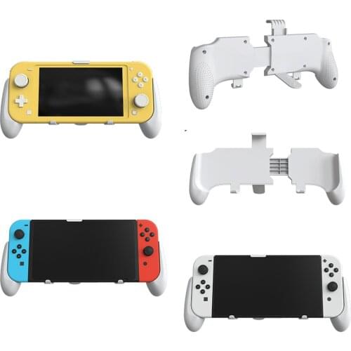 3in1 Grip Handle for Nintend Switch OLED/Switch Lite Console Stretch Game Holder Protective Shell Handle Case Accessories