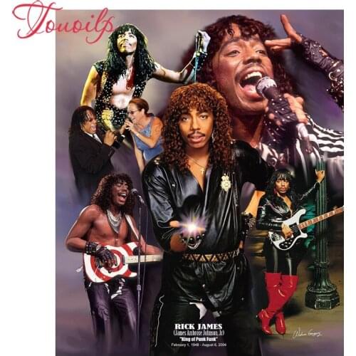 TOUOILP 5D Rick James spuare&round 5d diamond embroidery mosaic 5d diamond cross stitch Needlework Rhinestones diamond painting