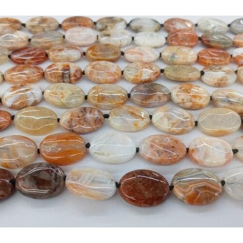 7x15x20mm Oval Shape Natural Semi-precious Stone Agate Loose Beads DIY for Making Necklace Bracelets Wholesale Lots Bulk