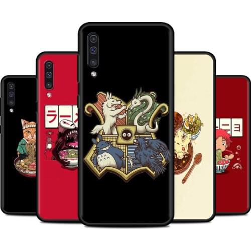 Great Ramen Wave Japan Totoro Cell Phone Case for Samsung Galaxy A50 A10 A70 A20e A30 A40 A20s A10s A10e A80 A90 A51 5G Cover