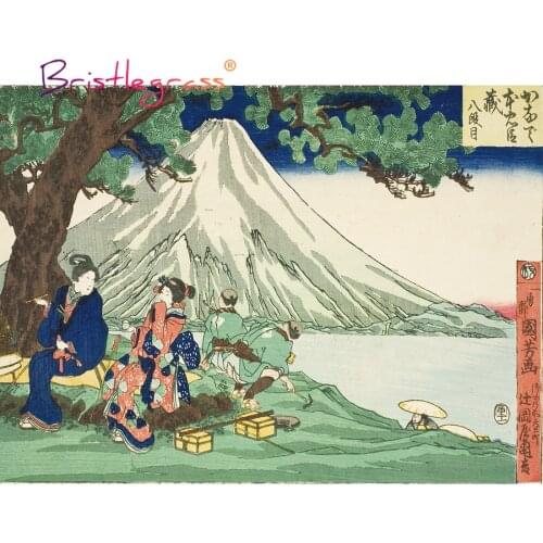 BRISTLEGRASS Wooden Jigsaw Puzzles 500 1000 Pieces Ukiyoe Utagawa Kuniyoshi Educational Toy Collectibles Japanese Painting Decor
