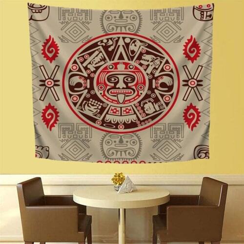 India Mandala Elephant Tapestry Wall Hanging Bohemian Sandy Beach Picnic Throw Blanket Camping Wall Cloth Décor