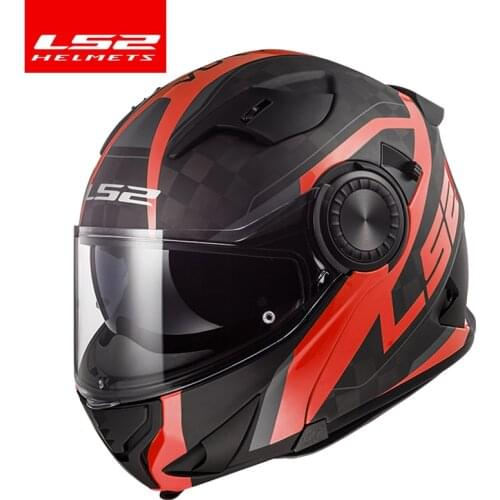 LS2 VORTEX carbon fiber full face motocross helmet ls2 ff313 flip-up motorcycle helmets Capacete