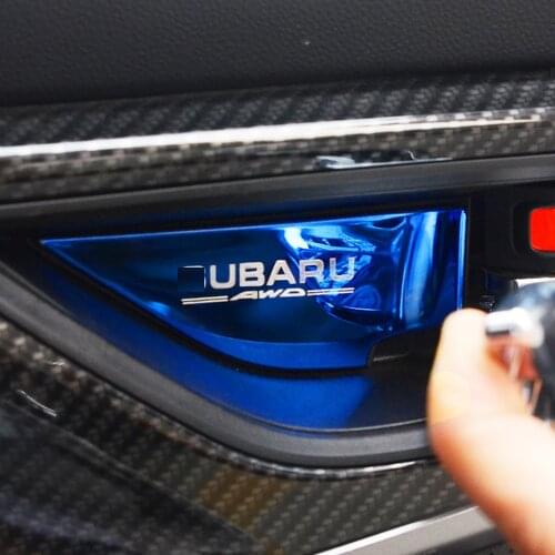 Car Door Handle Bowl Cover Patch trim for Subaru Forester 2019 2020 2021 Subaru Xv 2018 2019 2020 2021 Accessories car styling