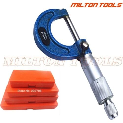 0-25mm Painted frame Outside micrometer 25mm micrometer