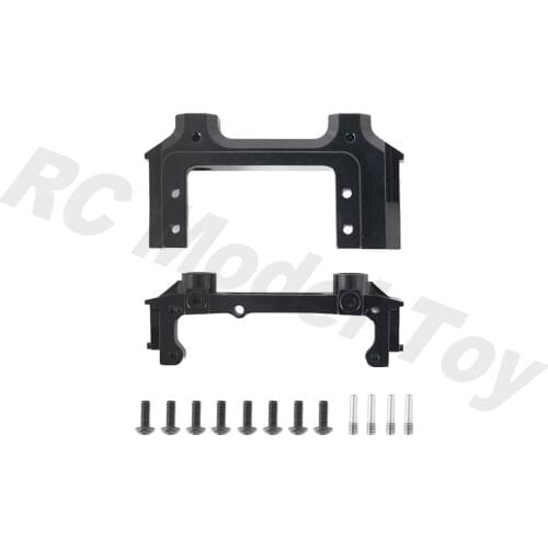 For 1:10 RC Crawler Car Axial SCX10 II 90046 90047 Aluminum Alloy Front Rear Bumper Mount Front-Servo Mounting Upgrade Part