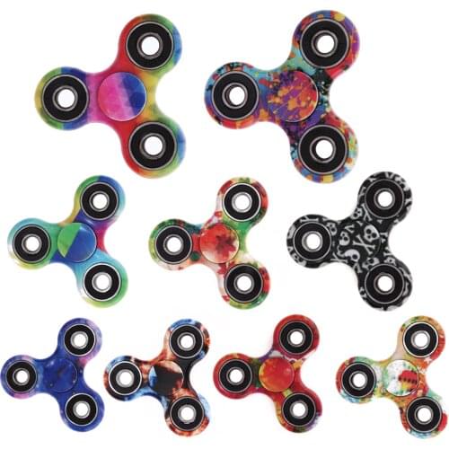Rainbow Heptagonal Hand Spinner Zinc Alloy Fidget Spinner Metal Bearing Autism ADD & ADHD Relieves Stress For Fidgety Hand Toys
