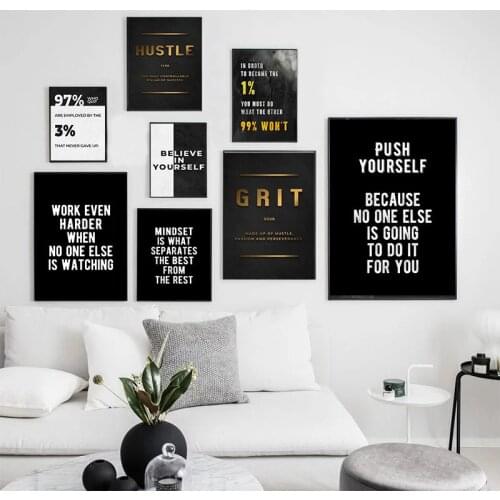 Modern Wall Art Motivational Posters And Prints Office Decor Entrepreneur Inspirational Canvas Painting Art Wall Pictures Prints