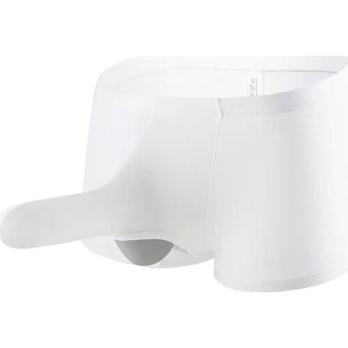 3 Packs of Mens Ice Silk Elephant Nose Sex Appeal Grab Egg Separation Boxer Briefs Exotic Hot Sale Dropshipping