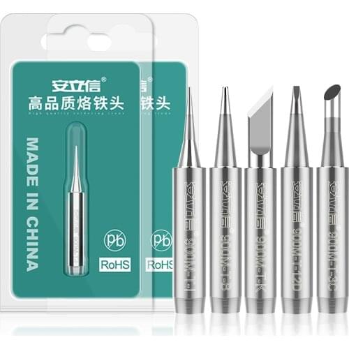 AA Grade Universal 936 900M-T-B 900M-T-I 900M-T-K Soldering Station Soldering Iron Tip Sting Welding Tools Head
