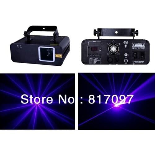 Venta 1000mW Luz Laser 450nm DPSS Diodo Alta Potencia Lasers Sonido Automatico DMX Maestro-Esclavo Iluminacion Discoteca