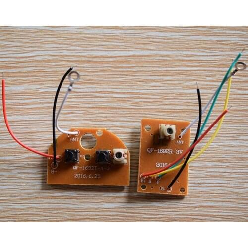 1/10set 27MHZ Two-way remote control module/rc car robot ship toys parts baby toys for children