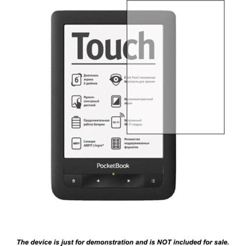 2x Clear LCD Screen Protector Shield Anti-Scratch Film for Pocketbook Touch 622 623 6'' Accessories