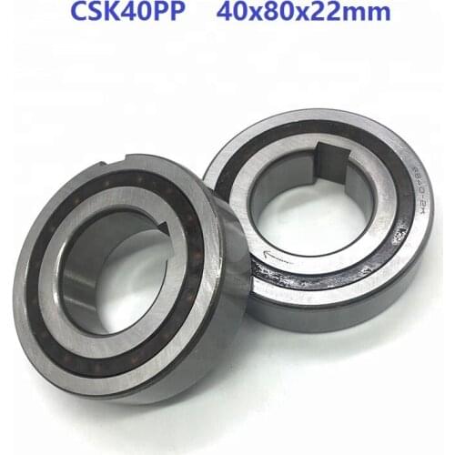 4pcs CSK40PP 40mm One Way Clutch Bearing With dual keyway 40x80x22 mm Sprag Freewheel Backstop Bearing 40*80*22mm