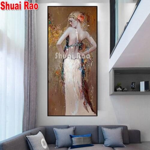 5d diy Diamond Painting Sexy Woman diamond mosaic full square drill diamond embroidery cross stitch Large Size Beauty art