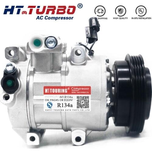 6SBU16 DV-13 Auto AC Compressor For Kia Rio Rio5 2006 - 2011 97701-1G000 977011G010 DV07-0122 11270-24600 97701-2F030