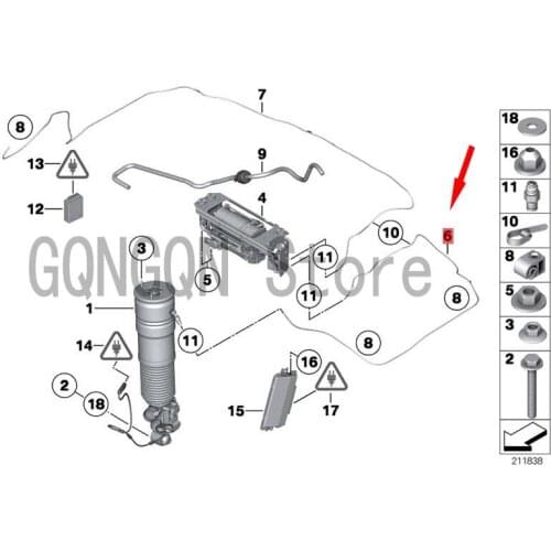 CAR high pressure pipe intake pipe left bm wF02 740LI F02 750LI F02 750LIX Air pipe Air pipe Air hose Air intake pipe