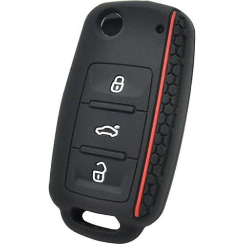 Car Key Cover Case For VW Passat Golf POLO Bora Tiguan Jetta Eos Key Case For SKODA Fabia Octavia Remote Fob Shell Cover