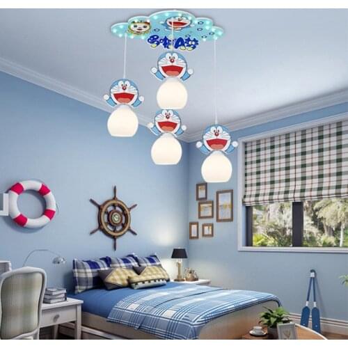 Japanese Style Cartoon Kids Pendant Light Lamp Children Bedroom Led Light Child Room Lamp Lighting Baby Girls Boys Room Lamp