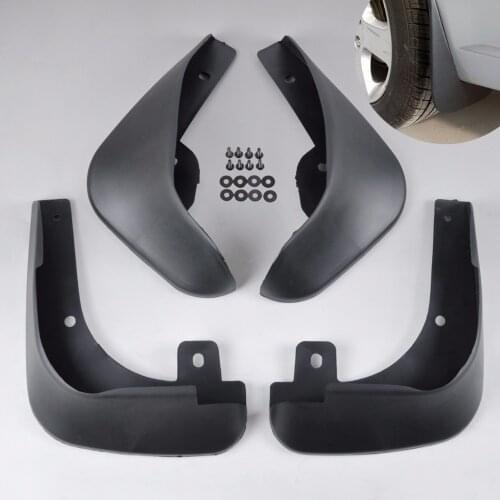 DWCX 4x Car Black Fender Accessories Mud Flaps Splash Guards Mudguard Mudflaps Fenders Perfector For Suzuki Swift 2011 2012 2013