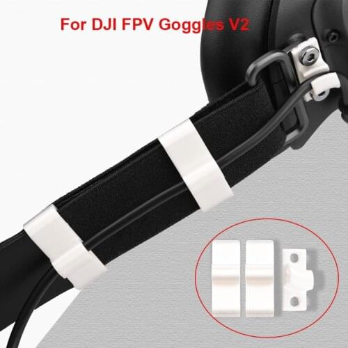 Power Cable Fixer hoder for DJI FPV Goggles V2 Cable Management Holder Fixed Buckle Power Cord Line Harness For FPV Accessories