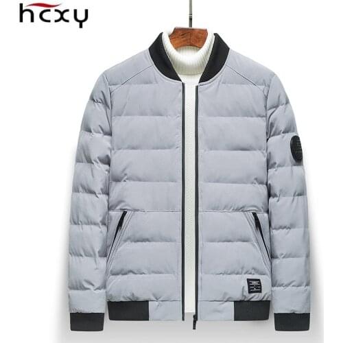 HCXY Winter Men Jacket 2020 Men Brand Clothing Casual Mens Jackets And Coats Thick Parkas Men Outwear 4XL Jacket Male