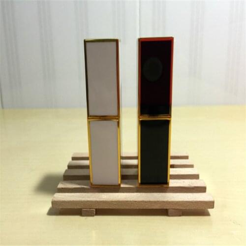 Lipstick Tube Containers Black and White Gold Lip Balm Tube Hollow tube DIY large square Cosmetic Containers