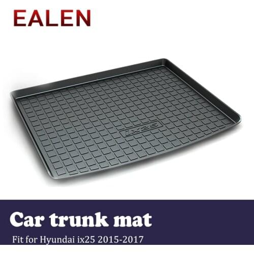 EALEN For Hyundai ix25 2015 2016 2017 Styling Boot Liner Tray Waterproof Anti-slip mat Accessories 1Set Car Cargo rear trunk mat