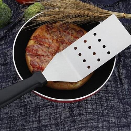 Stainless Steel Metal BBQ Grill Turner Spatula Kitchen Cooking Utensils Accessories For Cutlets Bacon Teppanyaki Pancake