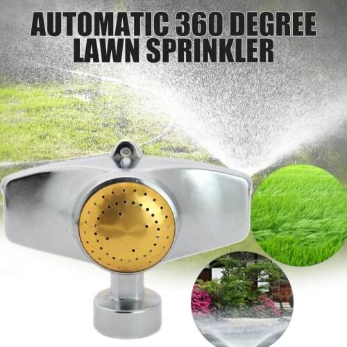 Metal Spot Sprinkler 360 Degree Square Circle Pattern Sprinkler with Gentle Water Flow Hose Sprinklers for Yard Lawn CLH@8