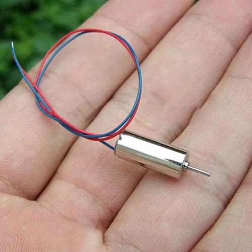0614 6mm*14mm Mini Coreless Motor DC 3V 3.7V 66000RPM High Speed Micro Tiny Hollow Cup Electric Motor DIY Toy Model