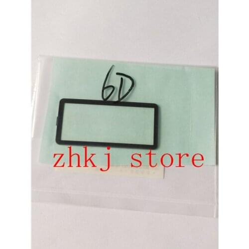 New Original Top Display Exterior LCD Glass Window Cover For Canon For EOS 6D SLR Screen Protector Repair Part