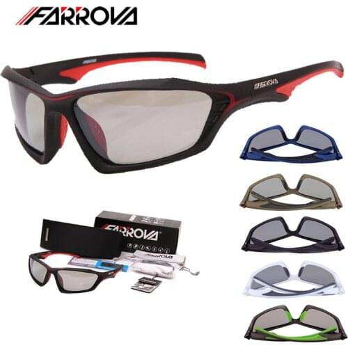 FARROVA Polarized Sunglasses Mens Womens Cycling Eyewear Bike Glasses Cycling Sunglasses Night Driving Glasses Sports Goggles