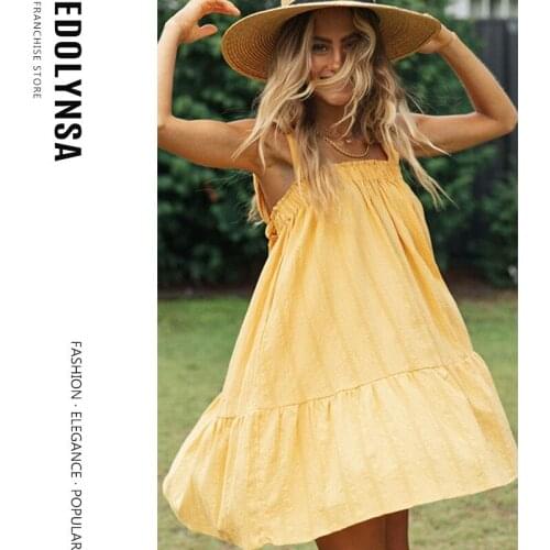 Holiday Casual Solid Sleeveless A-line Mini Dress 2021 Summer Cute Square Neck Self Belted Dresses Sexy Beach Sundress Y122