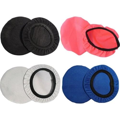 P82F Stretchable Washable Earcup Protector Headphone Dustproof Cover for Most On-Ear Headphones within 6-9/9-11cm Earpads