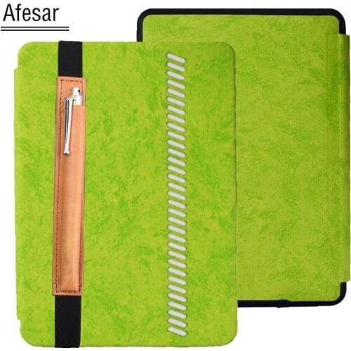 Pu leather Flip Book Smart cover case for Kindle Paperwhite 1/2/3 kindle model DP75SDI eReader Cover pulgadas sleep/wake