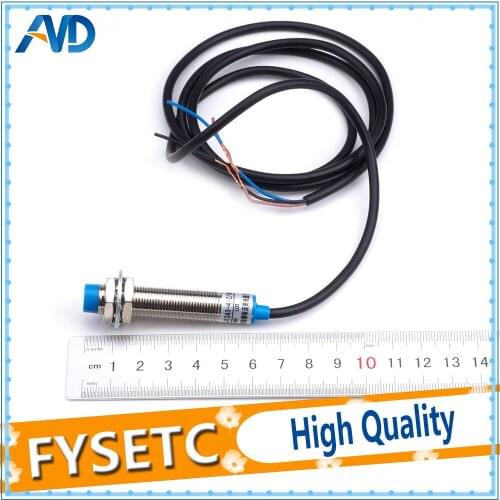 2PCS 3D Printer Parts LJ12A3-4-Z/BX Inductive Proximity Sensor Detection Switch NPN DC6-36V 4mm Normally Open proximity switch