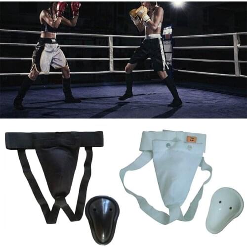 Groin Guard Protective Safety Cup Martial Arts Kick Boxing Crotch Protector Jockstrap Support Sport Training Protector Guard