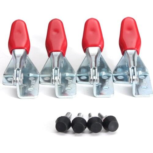 1Pc Galvanized Iron Toggle Clamp 99 lbs/45KG GH-301A 301-A Horizontal Hold Quick Hand Tool 16mm