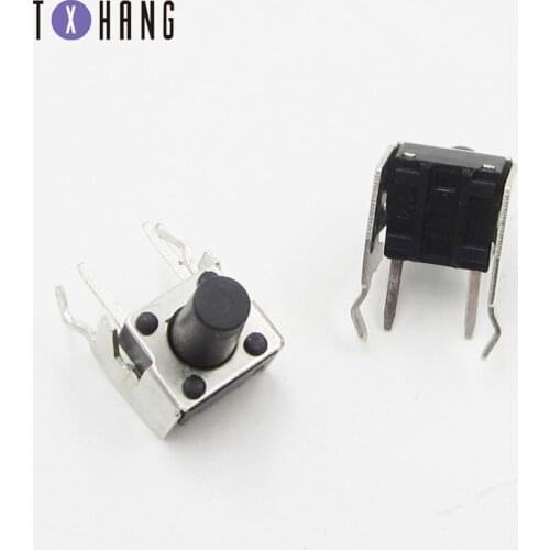 20pcs 6*6*9MM Panel PCB Momentary Tactile Tact Push Button Micro Switch 4 Pin DIP Light Touch 6x6x9 mm Keys Keyboard
