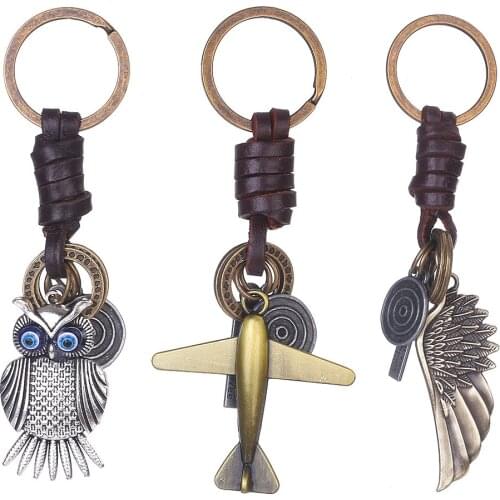 3D Airplane Metal Gift Keychain Aircraft Key Ring Jewelry Men Car Key Chain Game Key Ring Holder Souvenir For Gfit