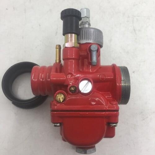 FREE SHIPPING RED carburetor carb Dellorto for MODEL PHBG DS 21mm Racing w plastic cover manual Ch