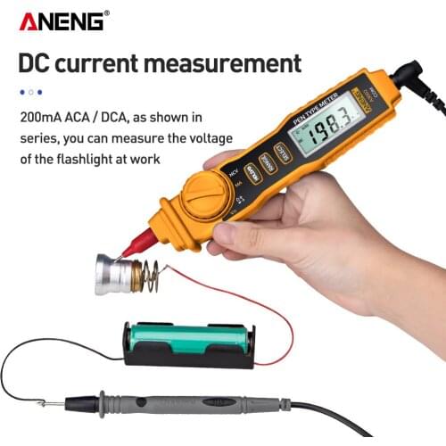 A3002 A3003 A3004 Digital Multimeter Pen Type 4000 Counts with Non Contact AC/DC Voltage Resistance Diode Continuity Tester Tool